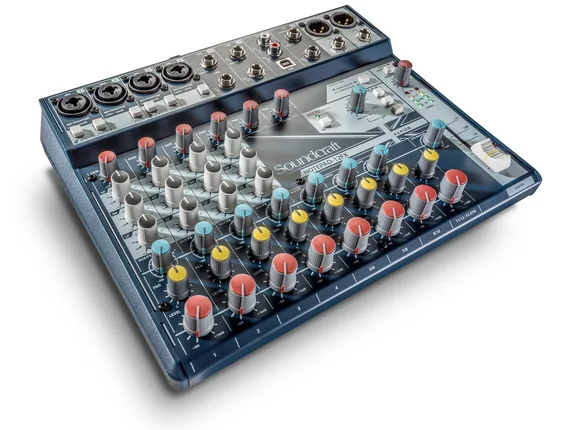 Soundcraft Notepad 12FX | 4 mik, 2 stereo, USB, FX