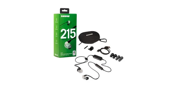 Shure SE215 m/ RMCE-BT1, Bluetooth, Clear